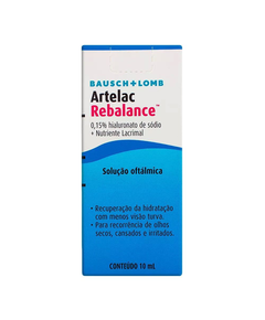 imagem de Artelac rebalance 10ml - BAUSCH E LOMB