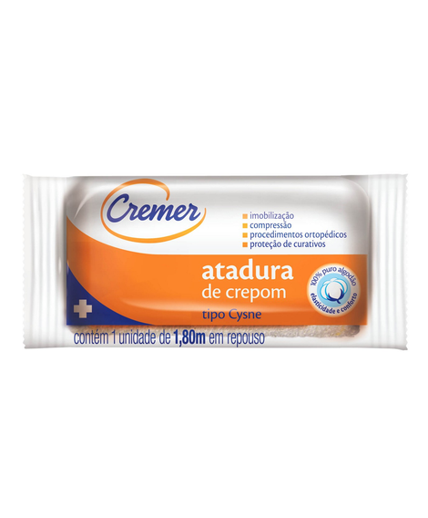 imagem do produto Atadura crepom cremer 6cm x 1.80m - CREMER