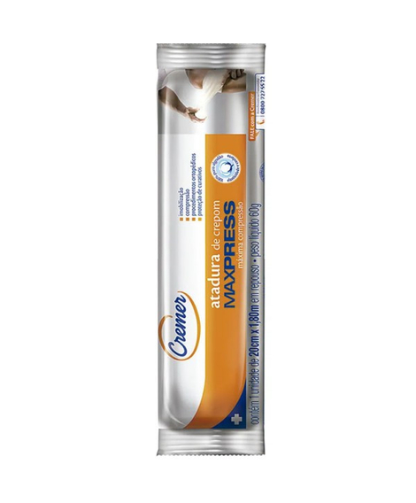 imagem do produto Atadura crepom cremer max press 20 x 1,8 cm - CREMER