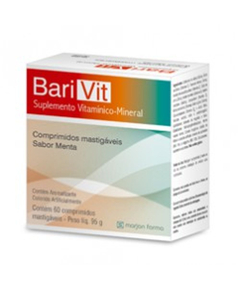 imagem de Barivit 60 comprimidos mastigáveis menta - MARJAN