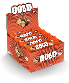 imagem de Barra de proteina bold paçoca de chocolate 60g cx c/12 - BOLD