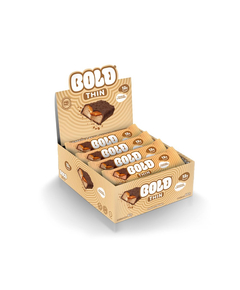 imagem de Barra de proteina bold thin caramelo e amendoim 40g cx c/12 - BOLD