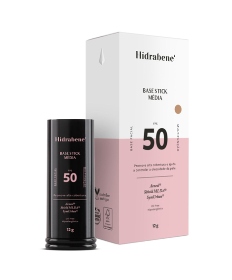 imagem do produto Base stick multifuncional hidrabene media fps50 12g - DAHUER