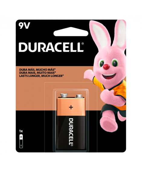 imagem do produto Bateria Duracell 9v 1 Unidade - PROCTER & GAMBLE