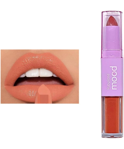 imagem do produto Batom duo vitamina e mood ref:cm07 - RUBY ROSE