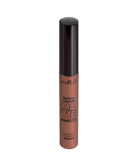 imagem do produto Batom liquido matte castanho claro  - VULT COSMETICA