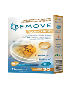 imagem de Bemove curcuma 30 comprimidos - MOMENTA