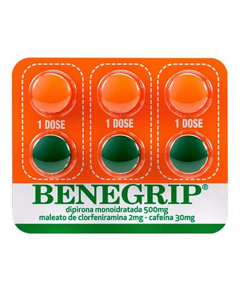 imagem do produto Benegrip 6 comprimidos - HYPERA PHARMA