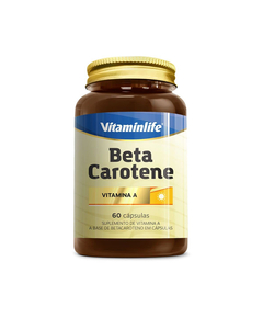imagem de Beta carotene 60 cápsulas vitaminlife - VITAMINLIFE
