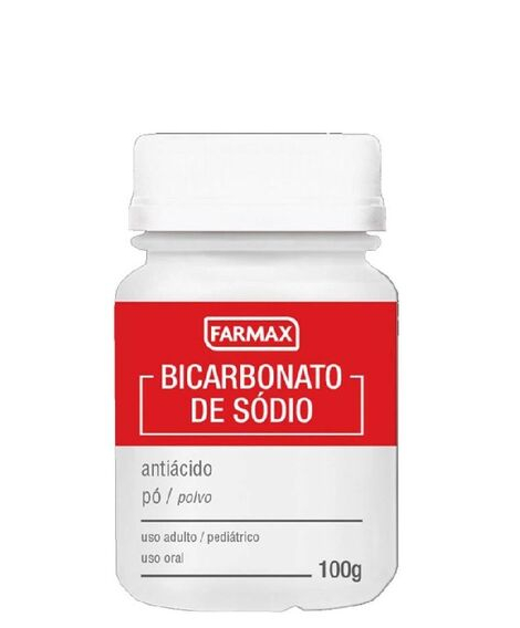 imagem do produto Bicarbonato de sodio farmax 100g  - FARMAX