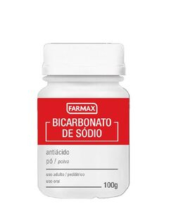 imagem de Bicarbonato de sodio farmax 100g  - FARMAX