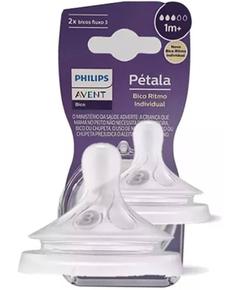 imagem de Bico de mamadeira avent petala 1m+ 1 unidade scy963/02 - AVENT