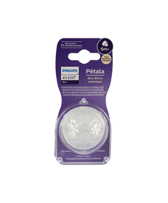 imagem de Bico de mamadeira avent petala 6m+ scy966/02 - AVENT