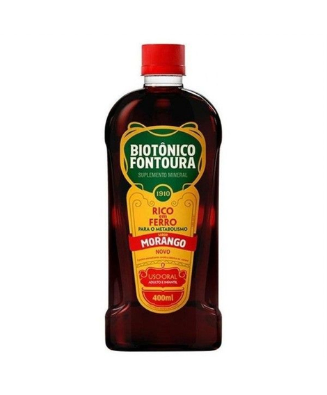 imagem do produto Biotonico fontoura morango 400ml - MANTECORP FARMASA