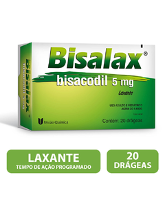 imagem de Bisalax 5mg 20 drágeas - UNIAO QUIMICA