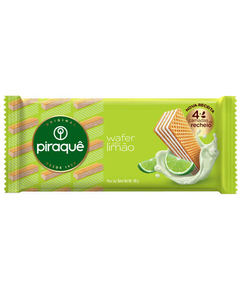 imagem de Biscoito piraque wafer limao 100g - PIRAQUE