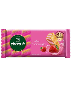 imagem de Biscoito piraque wafer morango 100g - PIRAQUE