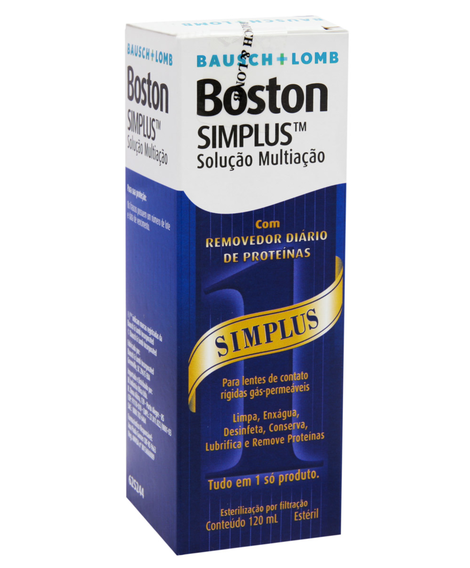 imagem do produto Boston Simplus Solução Multiação 120ml - BAUSCH & LOMB