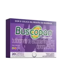 imagem de Buscopan composto 20 comprimidos - MANTECORP FARMASA