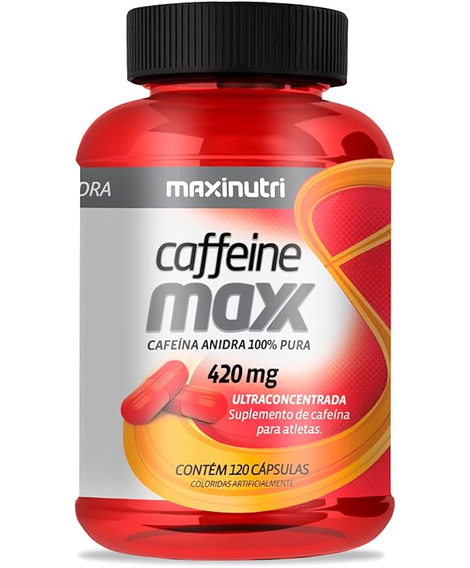 imagem do produto Caffeine maxx 420mg 120 cpsulas - MAXINUTRI