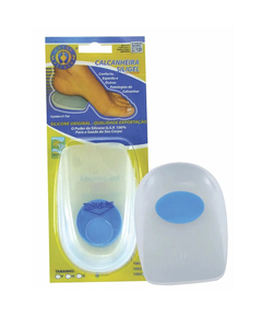 imagem de Calcanheira siligel com ponto azul tam g  - ORTHO PAUHER