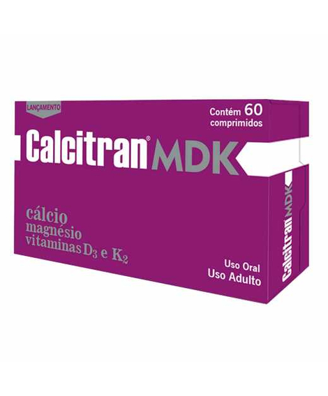 imagem do produto Calcitran mdk 60 comprimidos - DIVCOM