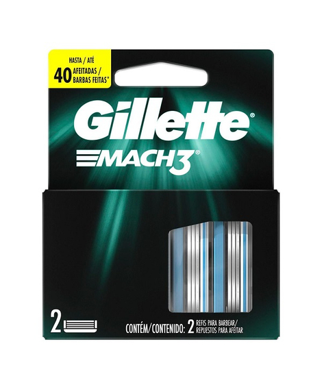 imagem do produto Carga Para Aparelho de Barbear Gillette Mach3 2 Unidades - PROCTER & GAMBLE