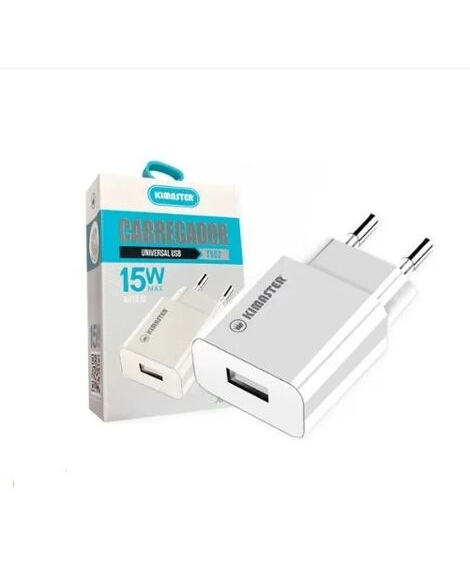 imagem do produto Carregador universal usb 15w t503 kimaster - ICAN