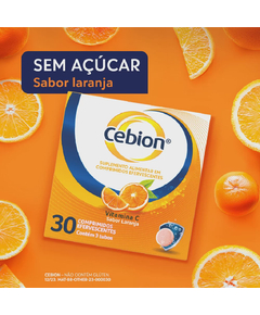 imagem de Cebion 1g 30 comprimidos efervescentes sem açúcar - PROCTER E GAMBLE