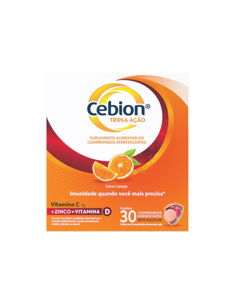 imagem do produto Cebion 1g tripla ao 30comprimidos efervescentes sem acar - PROCTER E GAMBLE