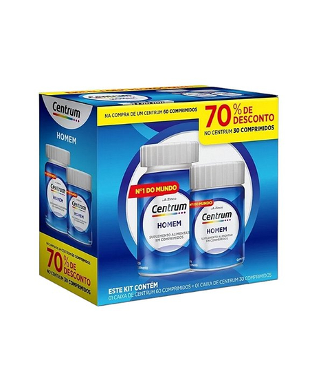 imagem do produto Centrum kit homem 60+30 comprimidos - HALEON