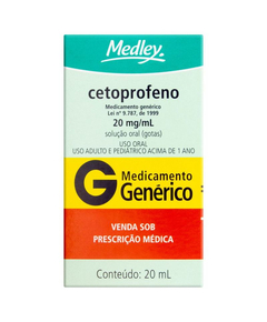 imagem de Cetoprofeno 20ml medley - MEDLEY