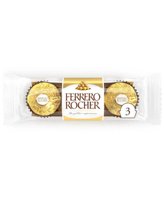 imagem de Chocolate ferrero rocher 3 unidades - FERRERO