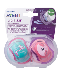 imagem de Chupeta avent ultra air +18m tamanho 2 2 unidades ref:349/12 - AVENT