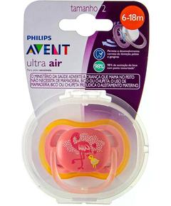 imagem de Chupeta avent ultra air 6-18m tamanho 2 ref: 086/77 - AVENT