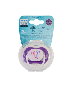 imagem de Chupeta avent ultra air individual 6-18 balao - AVENT