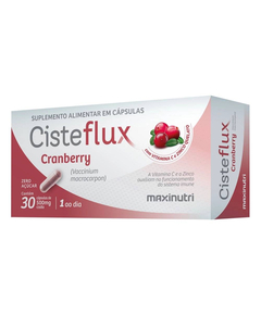 imagem de Cisteflux 500mg 30 cápsulas - MAXINUTRI