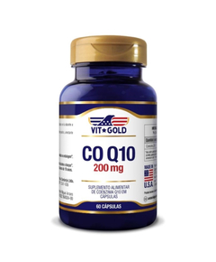 imagem de Coenzima q10 200mg vitgold 60 cápsulas - VITGOLD