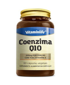 imagem de Coenzima q10 + vitamina e 200mg 60 cápsulas vitaminlife - VITAMINLIFE