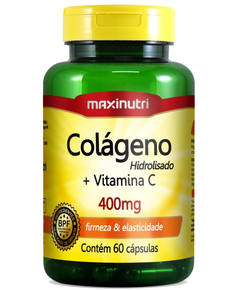 imagem de Colágeno hidrolisado 400mg 60 cápsulas - MAXINUTRI