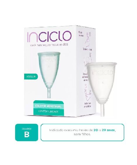 imagem do produto Coletor menstrual inciclo modelo b 1 unidade - INCICLO