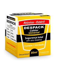 imagem de Coletor universal despack 80ml unidade - SANFARMA