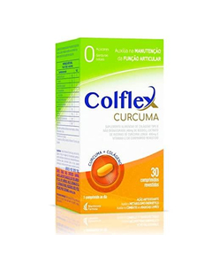 imagem de Colflex curcuma 30 comprimidos - MANTECORP FARMASA