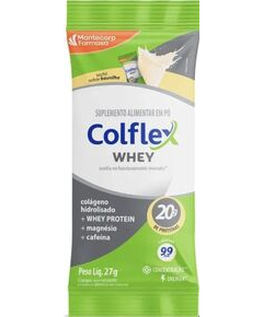 imagem de Colflex whey baunilha 27g - MANTECORP FARMASA