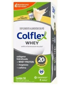 imagem de Colflex whey po baunilha 10 saches 27g - MANTECORP FARMASA