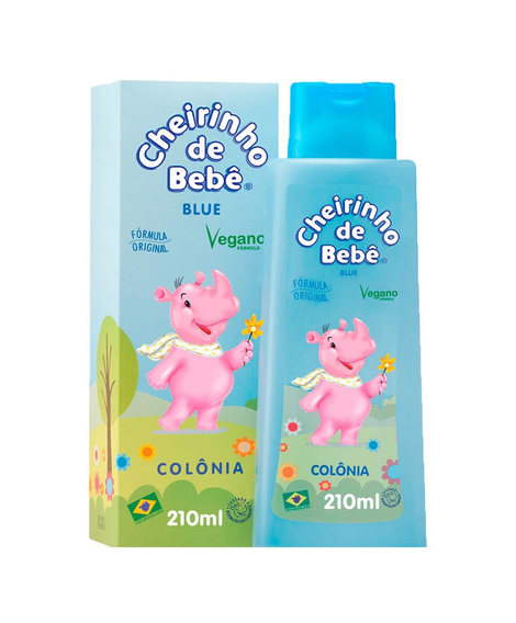 imagem do produto Colonia cheirinho de bebe azul 210ml - KANITZ