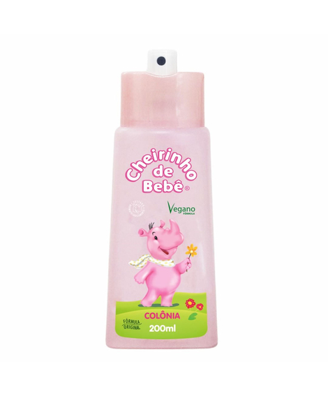 imagem do produto Colonia cheirinho de bebe rosa 200ml - KANITZ