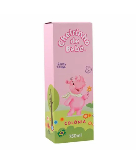 imagem do produto Colonia cheirinho de bebe rosa 750ml - KANITZ