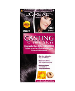 imagem de Coloração casting creme gloss 200 preto - LOREAL