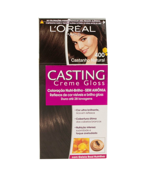 imagem do produto Colorao casting creme gloss 400 castanho natural - LOREAL